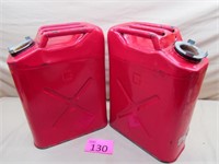 Two Five Gallon Jeri Cans