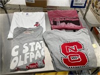 4 new NC State shirts L