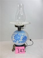 Vintage Hurricane Parlor Lamp