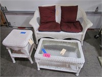 Wicker 3 Piece Set