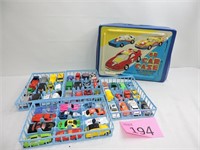 1980's Tara Toy Car Case With 48 Cars
