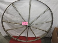 Vintage All Wood Wheel Decor