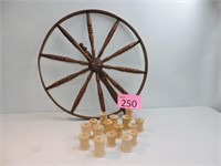 Fiber Wheel & Sixteen Thread Spools