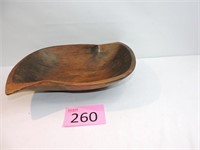 Hand Carved Oblong Bowl