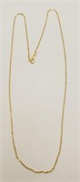 (LB) 10kt Yellow Gold Necklace (18" long) (0.5