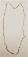 (LB) 10kt Yellow Gold Necklace (18" long) (1.1