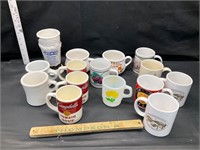 Large lot of cups