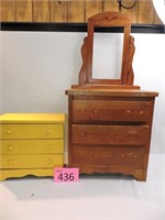 Childs Dresser & Chest Of Drawers