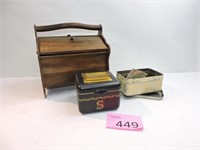 Vintage Sewing Boxes & Supplies