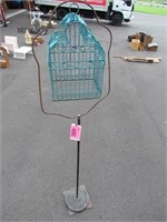 Vintage Birdcage with Stand