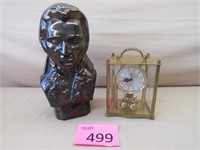 Elvis Bust and Hamilton Clock