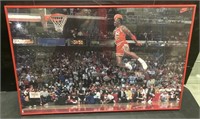 (M) Michael Jordan framed Nike poster 24x35