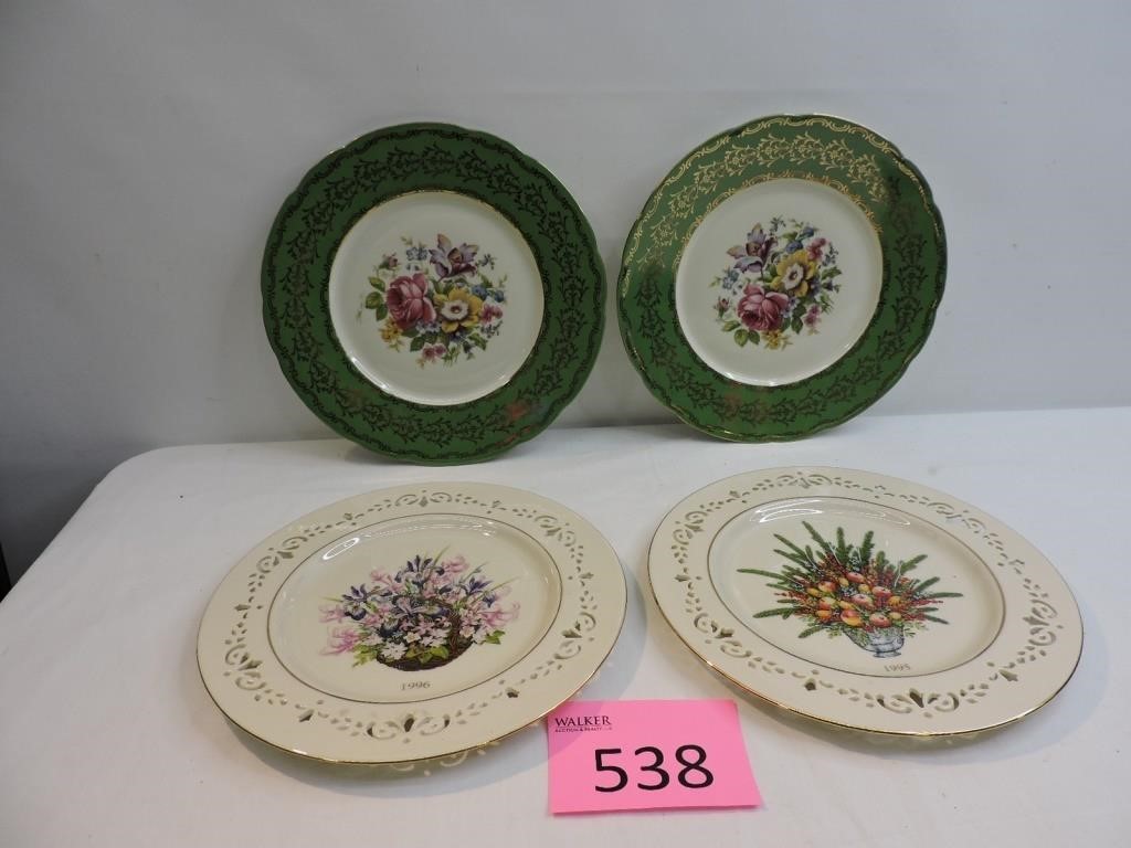 Czech & Lenox China Decorative Plates