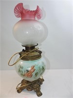 Vintage Converted Two Way Kerosene Lamp