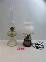 Kerosene Lamp and Small Hurricane Lamp