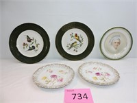 Five Beautiful Porcelain Decorative Plates
