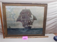 Old Ship Framed Print