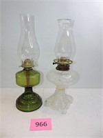 Vintage Converted Lamp & Kerosene Lamp