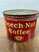 Antique Beech-Nut Coffee Tin Can