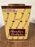 Antique Barker & Dobson Biscuit Tin