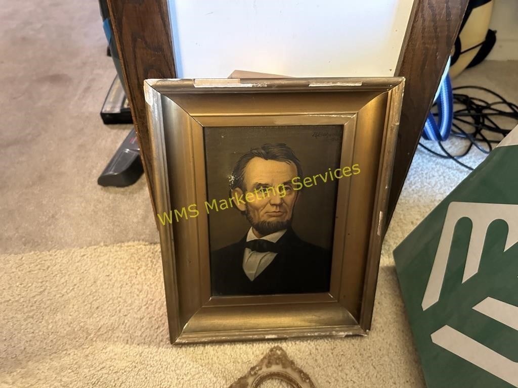 Abraham Lincoln Canvas - 1913, R.Bohu???