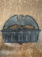 Vintage Wilton Eagle Cast Iron Wall Pocket