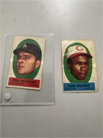 1960's Baseball Sticker Cards