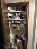Closet Contents - Household Cleaning Supplies,