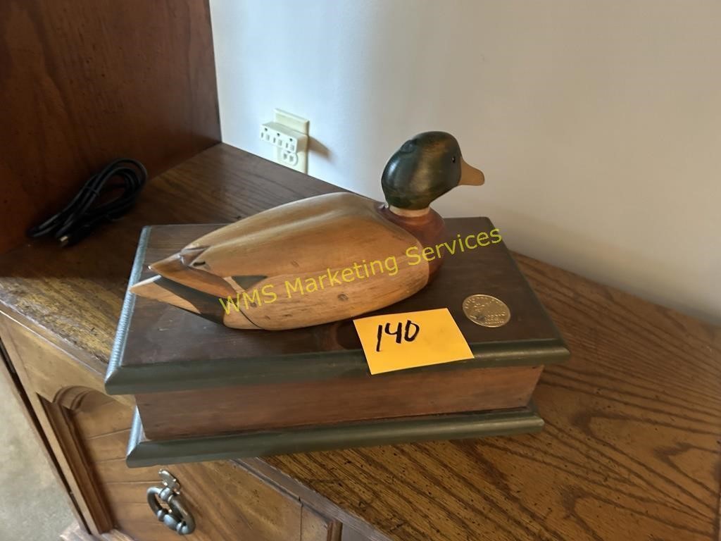 Ducks Unlimited Box filled w/Memorabilia &