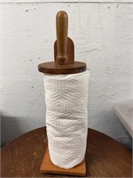 Vintage V.G. Wooden Paper Towel Holder