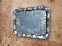 Metal Serving Tray and Platter