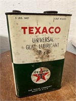 Vintage Texaco 5LB Gear Lubricant