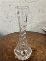 8.5" Beautiful Clear Glass Bud Vase