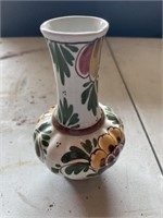 Signed Delft Pottery Bud Vase