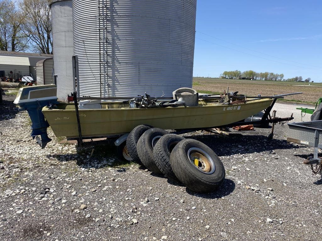 John Boat With Trailer