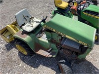 John Deere 216 with Tiller