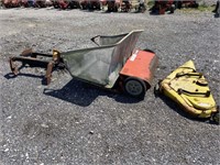 Case Lawn Sweep Deck Hitch