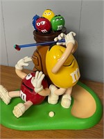 M&Ms Yellow Red Golfing Candy Dispenser
