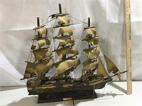 Constitution Wooden Ship Model, 23 1/2”T x 27”L