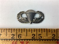 WWII Paratrooper Badge Pinch Back