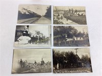 Photo Railroad Postcards, including Anchorville,