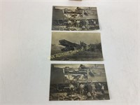 Railroad Train Wreckage Photos includes (3) real