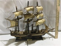 Vapor Ruedas Wooden Model Ship, 17”T x 21”L