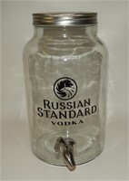 Russian Standard Vodka Jar Dispenser