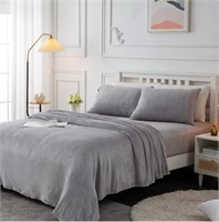 Softan Micro Fleece Bed Sheet Set King