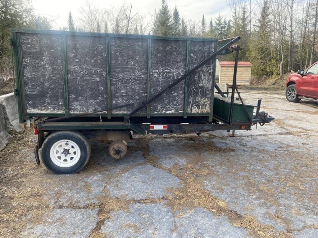 hook load trailer, 6’x12’ - missing 2 tires AS IS