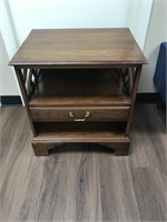 Walnut 1 Drawer Night Stand by Davis Furniture Co.