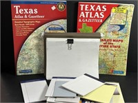 2 Texas atlas and tablets.
