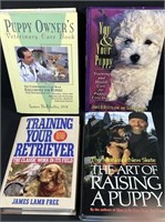 Puppy training books.lot of 4.