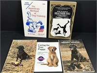 Labrador retriever books and dog training.
